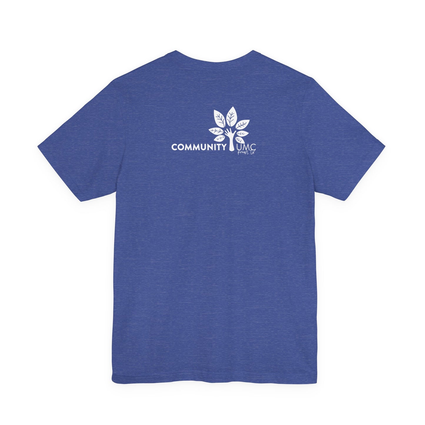 Krum Bobcats Adult Shirt Unisex Tee with Community UMC Logo