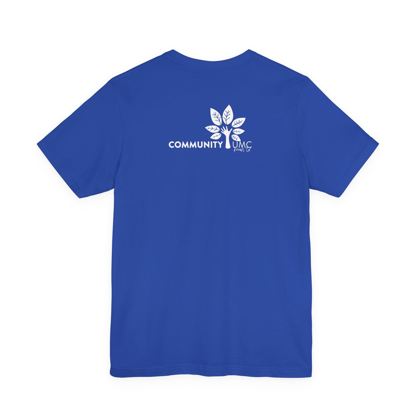 Krum Bobcats Adult Shirt Unisex Tee with Community UMC Logo