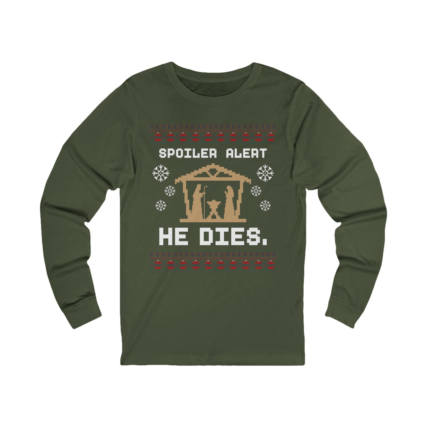 Christmas Spoiler Alert Long Sleeve Tee