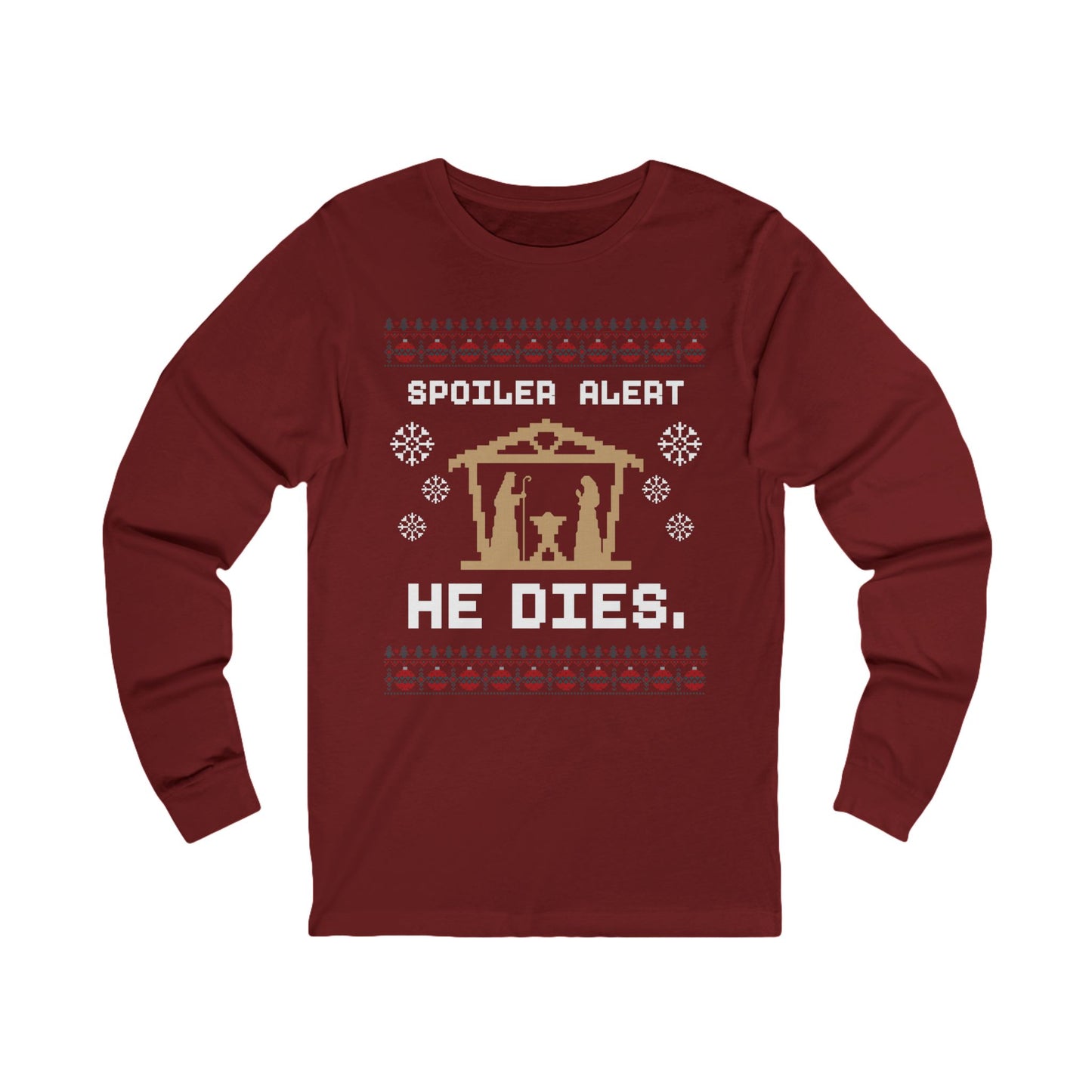 Christmas Spoiler Alert Long Sleeve Tee